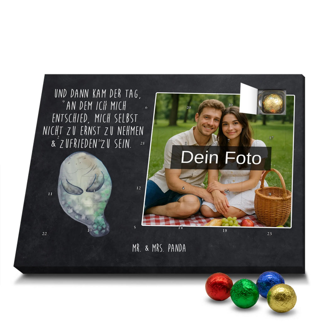 Personalisierter Schoko Foto Adventskalender Seekuh Happy Personalisierter Schoko Foto Adventskalender, Meerestiere, Urlaub, Meer, Liebeskummer, Achtsamkeit, Neustart, Seekühe, Respekt, Selbstliebe, Neuanfang, Seekuh, Freundin, Zufrieden