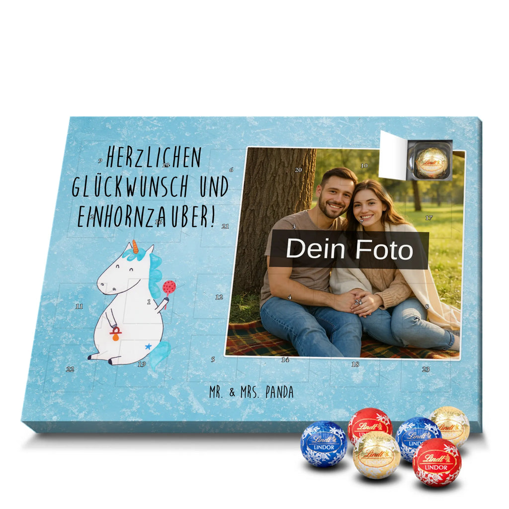 Personalisierter Schoko Foto Adventskalender Einhorn Baby Personalisierter Schoko Foto Adventskalender, Unicorn, Einhorn, Einhörner, Einhorn Deko, Babyglück, Schnuller, Erstes Kind, Mutter, Party, Geburt, Geburtstag, Eltern, Kind, Nachwuchs, Baby
