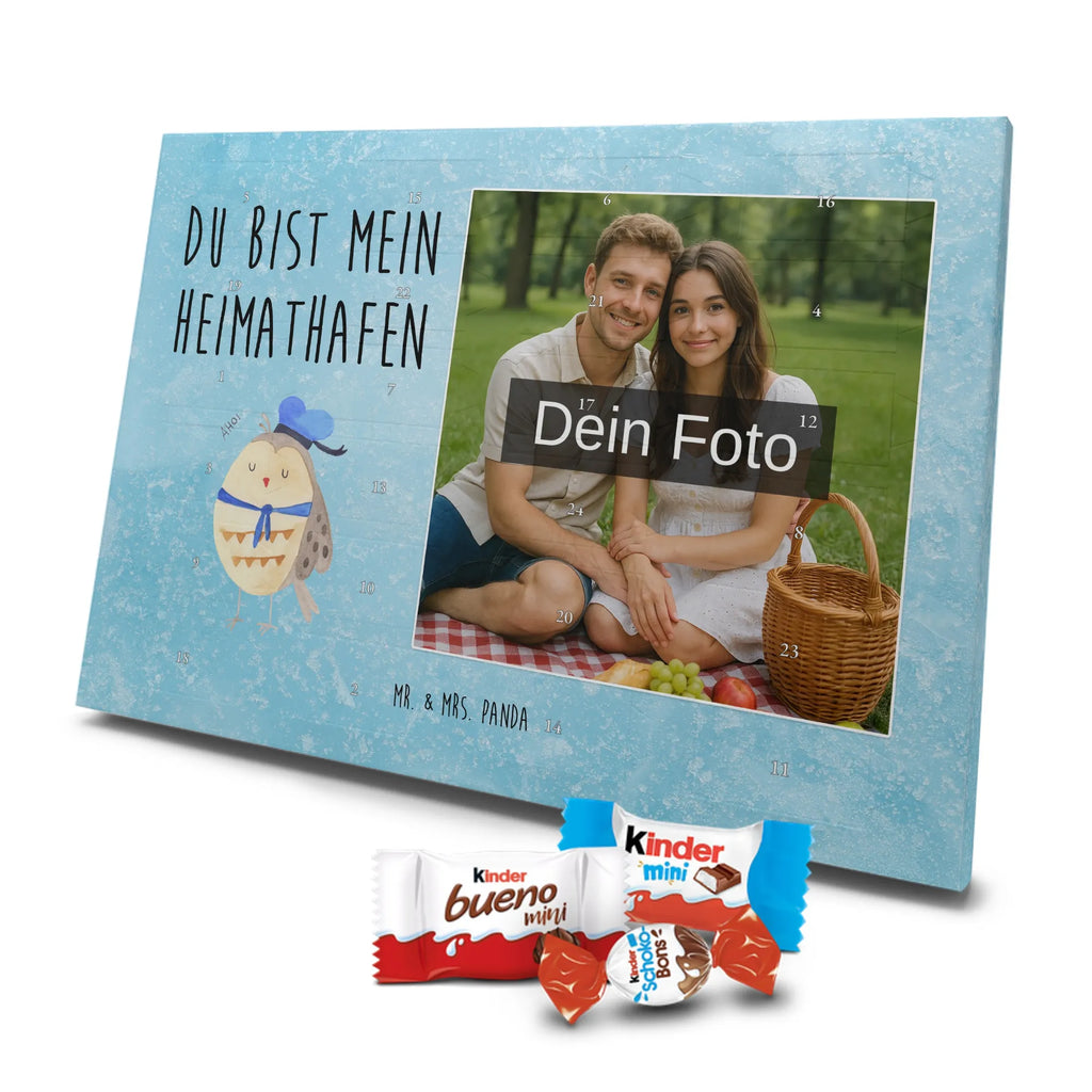 Personalisierter Schoko Foto Adventskalender Eule Matrose Personalisierter Schoko Foto Adventskalender, Eule, Ehe, Freundin, Eule Deko, Wortspiel Lustig, Seefahrer, Owl, Matrose, Hochzeitstag Geschenk, Heimathafen, Eule Spruch