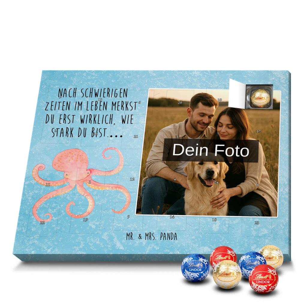 Personalisierter Schoko Foto Adventskalender Tintenfisch Personalisierter Schoko Foto Adventskalender, Gute Laune, Lustige Sprüche, Tiere, Tiermotive, Meer, Meerestier, Arme, Krake, Ozean, Wasser, Tintenfisch