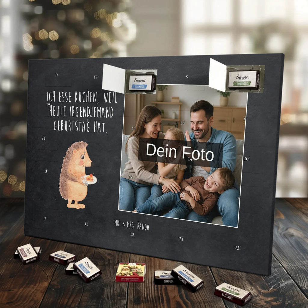Personalisierter Schoko Foto Adventskalender Igel Kuchenstück Personalisierter Schoko Foto Adventskalender, Gute Laune, Lustige Sprüche, Tiere, Tiermotive, Torte, Backen Geschenk, Kuchen Backen, Igel, Geburtstagskuchen, Einladung Party, Essen Spruch, Kuchen