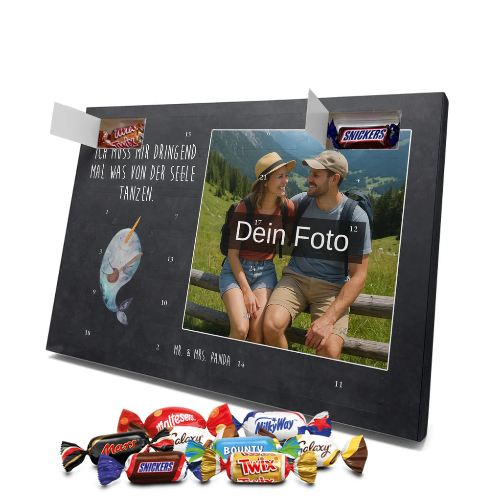Personalisierter Schoko Foto Adventskalender Narwal Gitarre Personalisierter Schoko Foto Adventskalender, Meerestiere, Urlaub, Meer, Tanzen, Narwal, Probleme, Gitarre, Problemlösung, Gespräche, Frust, Wal
