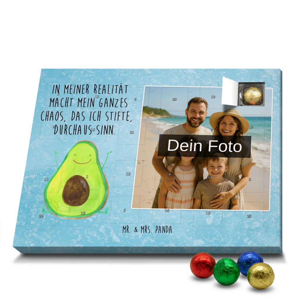  avocado Happy Personalisierter Schoko Foto Adventskalender, Gesund, Veggie, Avocado, Vegan, Chaos