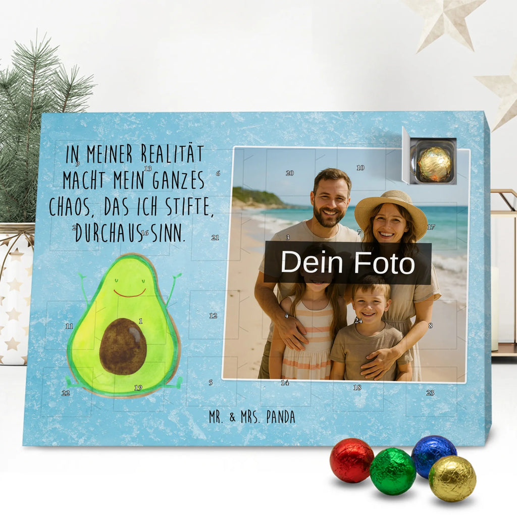  avocado Happy Personalisierter Schoko Foto Adventskalender, Gesund, Veggie, Avocado, Vegan, Chaos