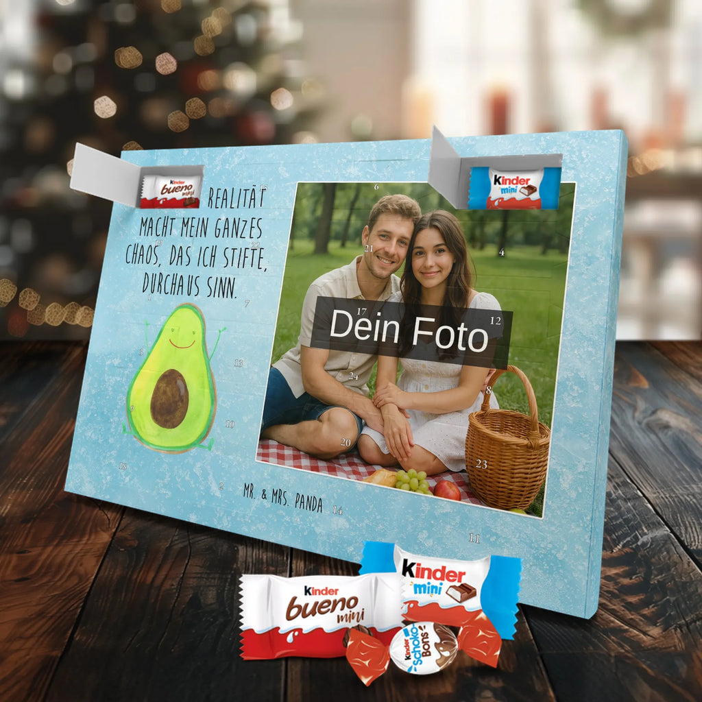  avocado Happy Personalisierter Schoko Foto Adventskalender, Gesund, Veggie, Avocado, Vegan, Chaos