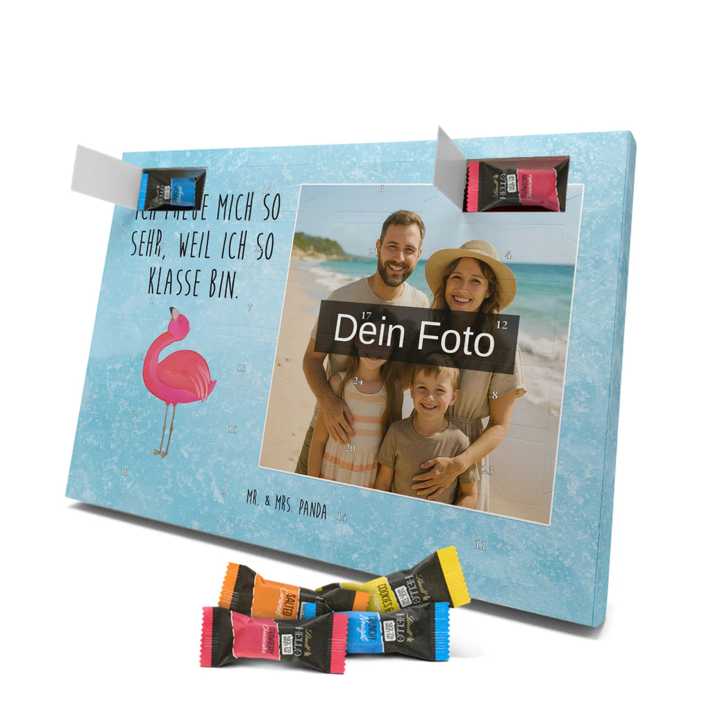  Flamingo Duma Personalisierter Schoko Foto Adventskalender, Flamingo, Schwester, Tochter, Beste Freundin, Selbstliebe, Selbstakzeptanz, Freundin, Mama, Freude, Stolz