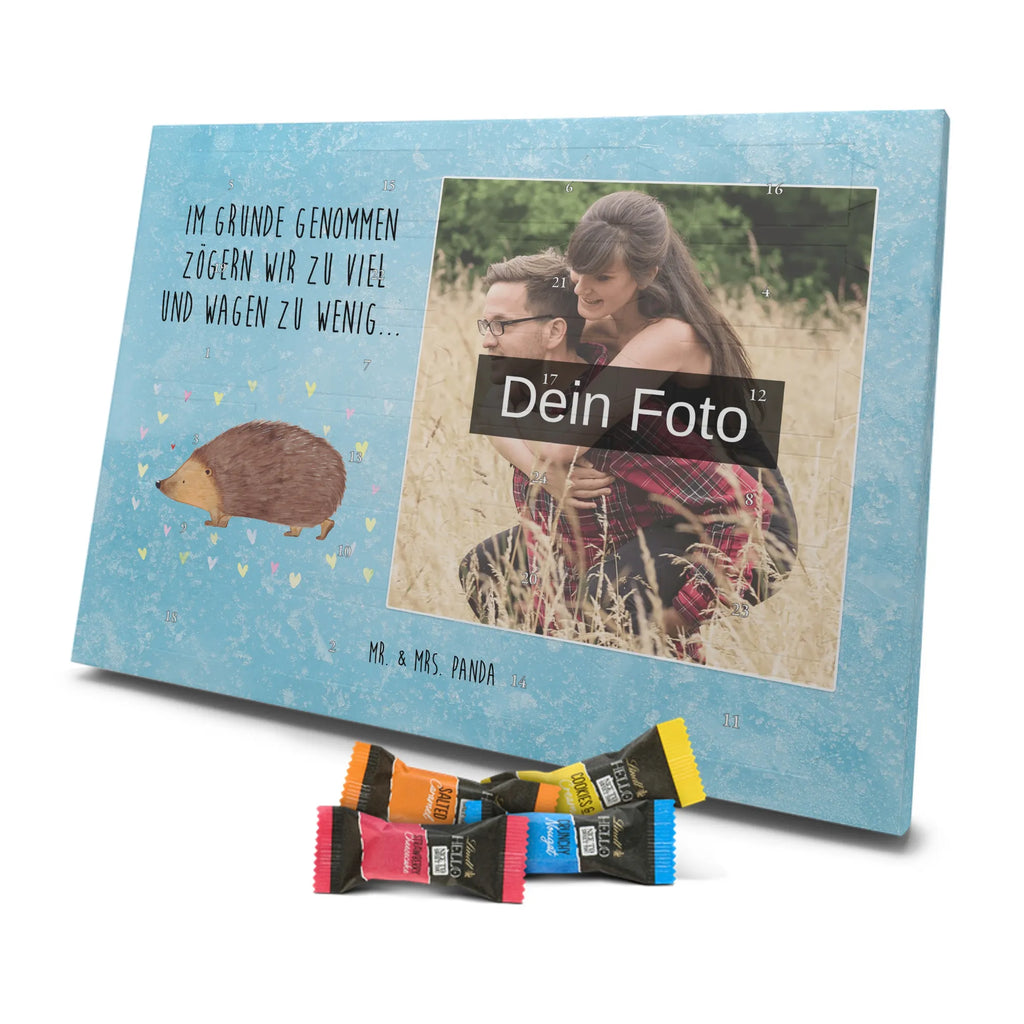 Personalisierter Schoko Foto Adventskalender Igel Herzen Personalisierter Schoko Foto Adventskalender, Gute Laune, Lustige Sprüche, Tiere, Tiermotive, Vertrauen, Leben, Liebe, Herz, Herzen, Kuss, Igel