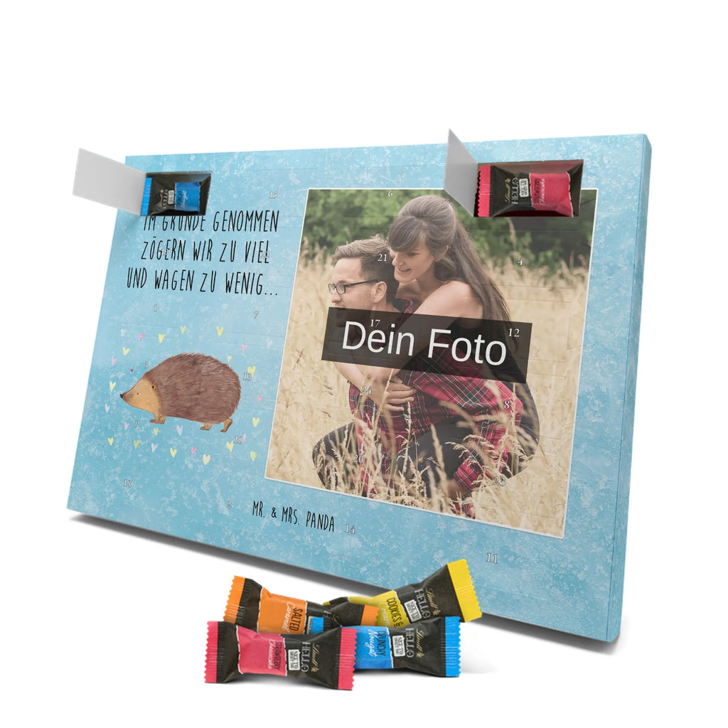 Personalisierter Schoko Foto Adventskalender Igel Herzen Personalisierter Schoko Foto Adventskalender, Gute Laune, Lustige Sprüche, Tiere, Tiermotive, Vertrauen, Leben, Liebe, Herz, Herzen, Kuss, Igel