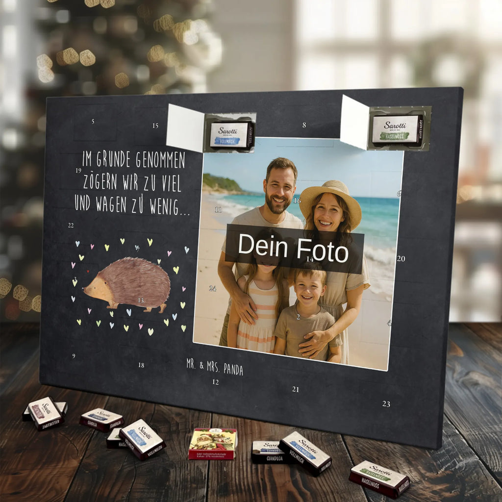 Personalisierter Schoko Foto Adventskalender Igel Herzen Personalisierter Schoko Foto Adventskalender, Gute Laune, Lustige Sprüche, Tiere, Tiermotive, Vertrauen, Leben, Liebe, Herz, Herzen, Kuss, Igel