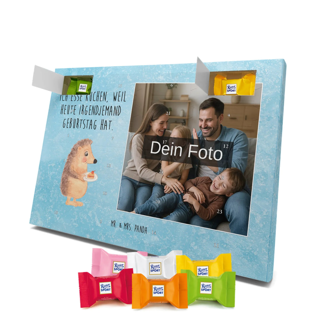 Personalisierter Schoko Foto Adventskalender Igel Kuchenstück Personalisierter Schoko Foto Adventskalender, Gute Laune, Lustige Sprüche, Tiere, Tiermotive, Torte, Backen Geschenk, Kuchen Backen, Igel, Geburtstagskuchen, Einladung Party, Essen Spruch, Kuchen