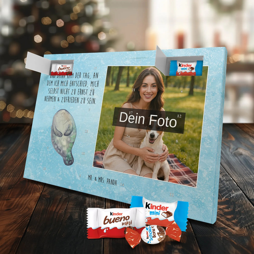 Personalisierter Schoko Foto Adventskalender Seekuh Happy Personalisierter Schoko Foto Adventskalender, Meerestiere, Urlaub, Meer, Liebeskummer, Achtsamkeit, Neustart, Seekühe, Respekt, Selbstliebe, Neuanfang, Seekuh, Freundin, Zufrieden