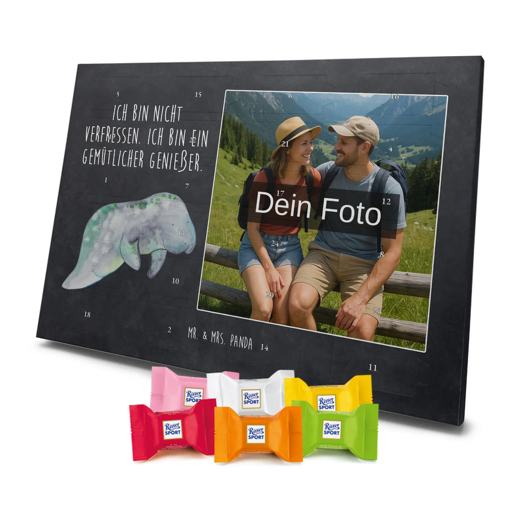 Personalisierter Schoko Foto Adventskalender Seekuh Chillen Personalisierter Schoko Foto Adventskalender, Meerestiere, Urlaub, Meer, Seekühe, Seekuh, Abnehmen, Diät, Zucker, Süßigkeiten, Diätwahn, Essen