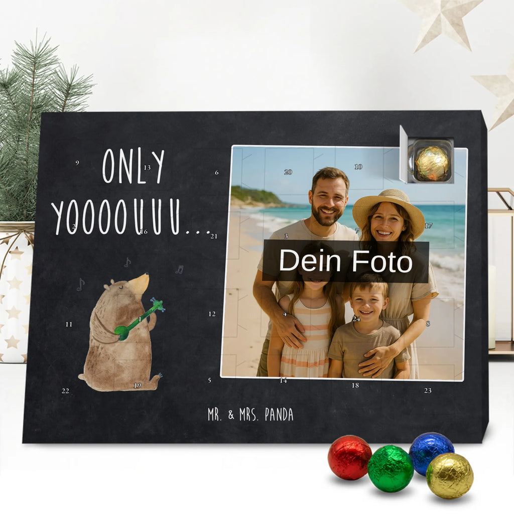  bear guitar Personalisierter Schoko Foto Adventskalender, Bär, Teddybär, Teddy