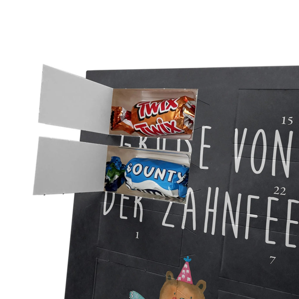  bear tooth fairy Personalisierter Schoko Foto Adventskalender, Bär, Teddybär, Teddy, Erster Zahn, Zahnfee, Milchzahn, Fee