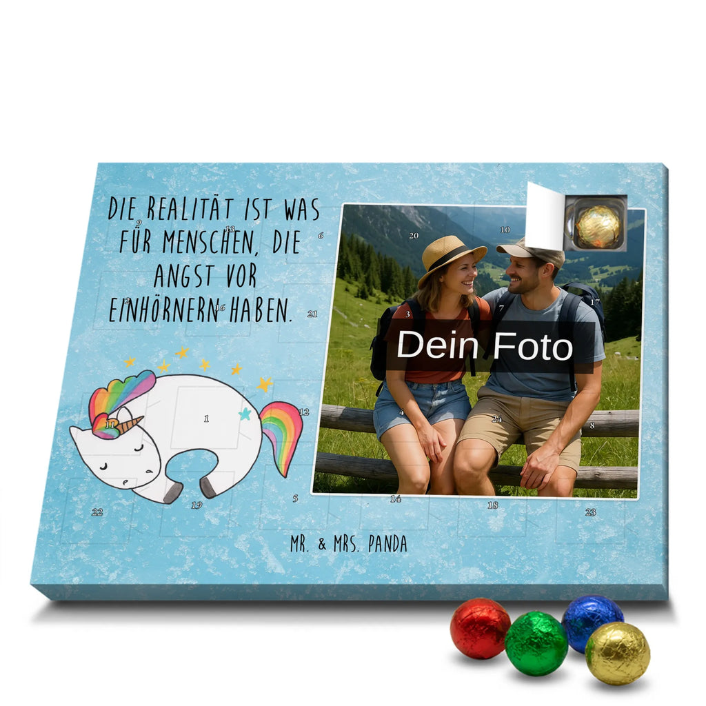 Personalisierter Schoko Foto Adventskalender Einhorn Nacht Personalisierter Schoko Foto Adventskalender, Unicorn, Einhorn, Einhörner, Einhorn Deko, Realität, Träume, Menschen, Traum, Geschenk, Freundin, Ruhe