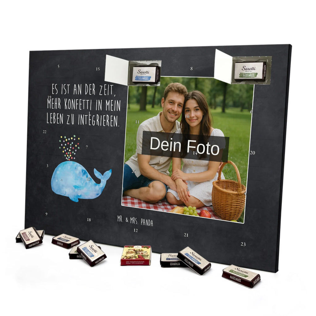 Personalisierter Schoko Foto Adventskalender Wal Konfetti Personalisierter Schoko Foto Adventskalender, Meerestiere, Urlaub, Meer, Diät, Lebensabschnitt, Abnehmen, Konfetti, Geburtstag, Wal, Neuanfang, Trennung, Motivation, Wale, Neustart