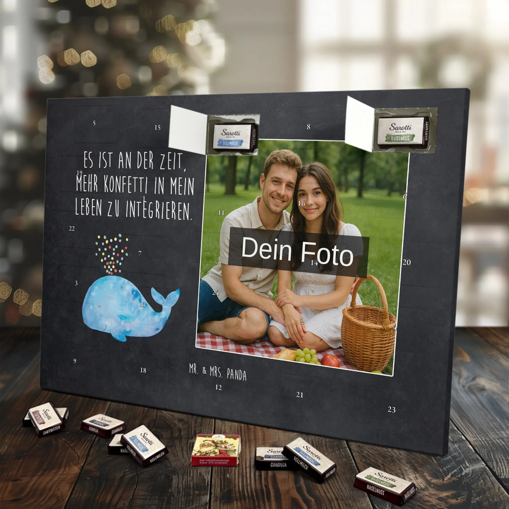 Personalisierter Schoko Foto Adventskalender Wal Konfetti Personalisierter Schoko Foto Adventskalender, Meerestiere, Urlaub, Meer, Diät, Lebensabschnitt, Abnehmen, Konfetti, Geburtstag, Wal, Neuanfang, Trennung, Motivation, Wale, Neustart