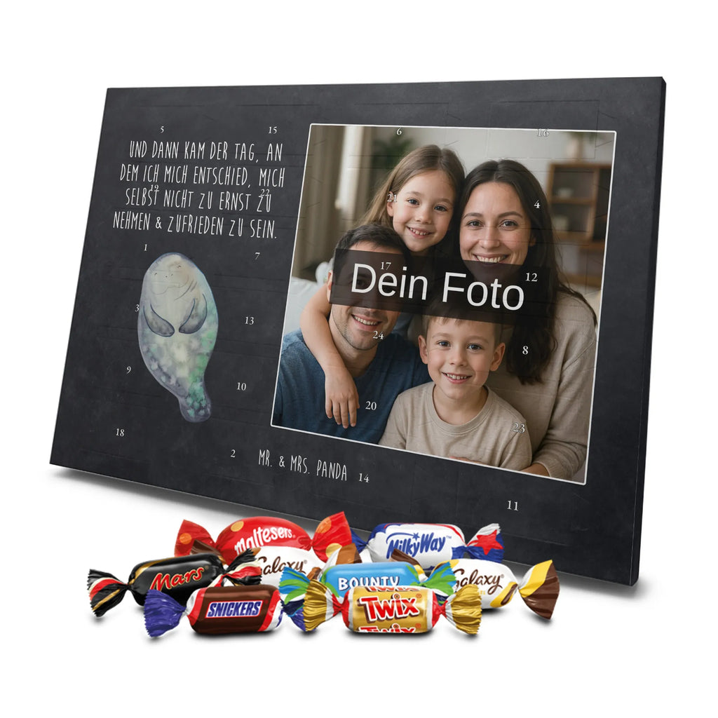 Personalisierter Schoko Foto Adventskalender Seekuh Happy Personalisierter Schoko Foto Adventskalender, Meerestiere, Urlaub, Meer, Liebeskummer, Achtsamkeit, Neustart, Seekühe, Respekt, Selbstliebe, Neuanfang, Seekuh, Freundin, Zufrieden