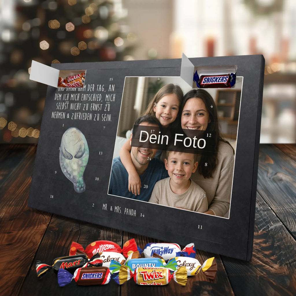 Personalisierter Schoko Foto Adventskalender Seekuh Happy Personalisierter Schoko Foto Adventskalender, Meerestiere, Urlaub, Meer, Liebeskummer, Achtsamkeit, Neustart, Seekühe, Respekt, Selbstliebe, Neuanfang, Seekuh, Freundin, Zufrieden