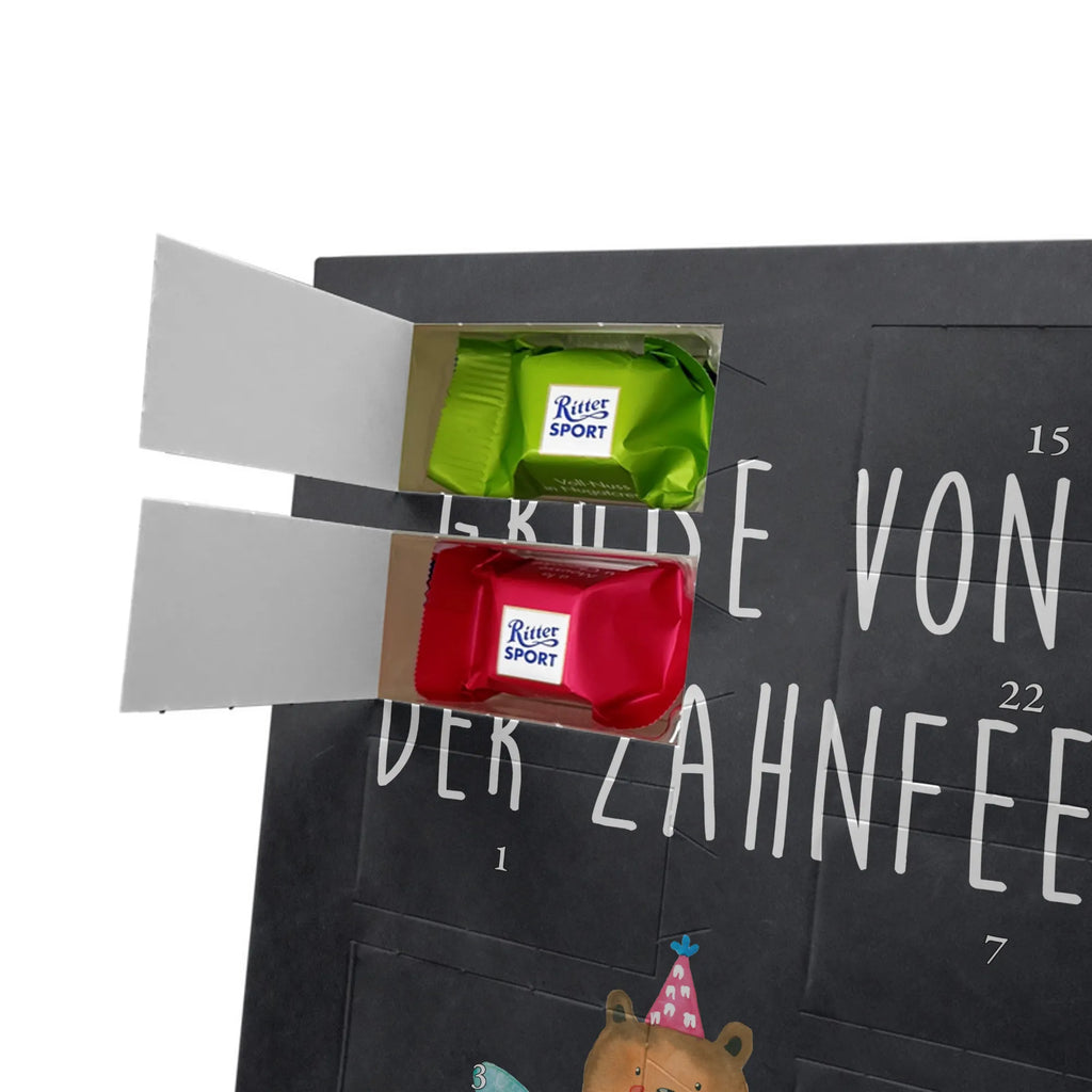  bear tooth fairy Personalisierter Schoko Foto Adventskalender, Bär, Teddybär, Teddy, Erster Zahn, Zahnfee, Milchzahn, Fee