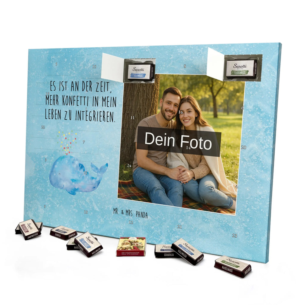 Personalisierter Schoko Foto Adventskalender Wal Konfetti Personalisierter Schoko Foto Adventskalender, Meerestiere, Urlaub, Meer, Diät, Lebensabschnitt, Abnehmen, Konfetti, Geburtstag, Wal, Neuanfang, Trennung, Motivation, Wale, Neustart