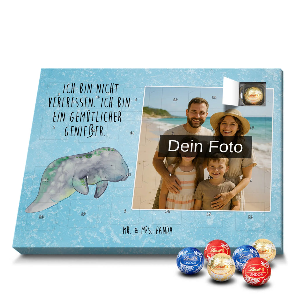 Personalisierter Schoko Foto Adventskalender Seekuh Chillen Personalisierter Schoko Foto Adventskalender, Meerestiere, Urlaub, Meer, Seekühe, Seekuh, Abnehmen, Diät, Zucker, Süßigkeiten, Diätwahn, Essen