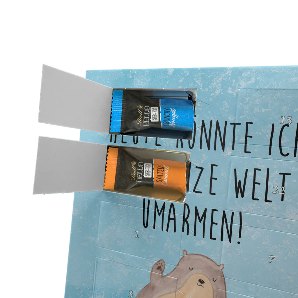 Personalisierter Schoko Foto Adventskalender Otter Umarmen Personalisierter Schoko Foto Adventskalender, Fischotter, Seeotter, Otter, Otter Seeotter See Otter