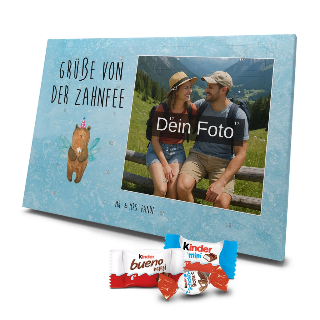  bear tooth fairy Personalisierter Schoko Foto Adventskalender, Bär, Teddybär, Teddy, Erster Zahn, Zahnfee, Milchzahn, Fee