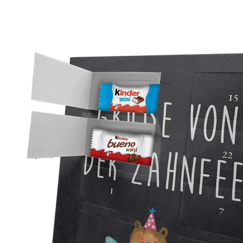  bear tooth fairy Personalisierter Schoko Foto Adventskalender, Bär, Teddybär, Teddy, Erster Zahn, Zahnfee, Milchzahn, Fee