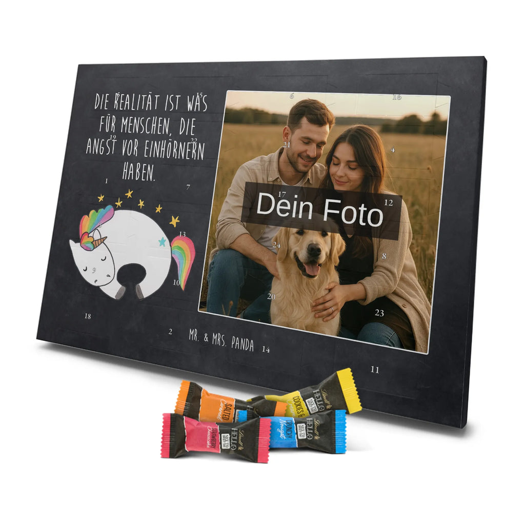 Personalisierter Schoko Foto Adventskalender Einhorn Nacht Personalisierter Schoko Foto Adventskalender, Unicorn, Einhorn, Einhörner, Einhorn Deko, Realität, Träume, Menschen, Traum, Geschenk, Freundin, Ruhe
