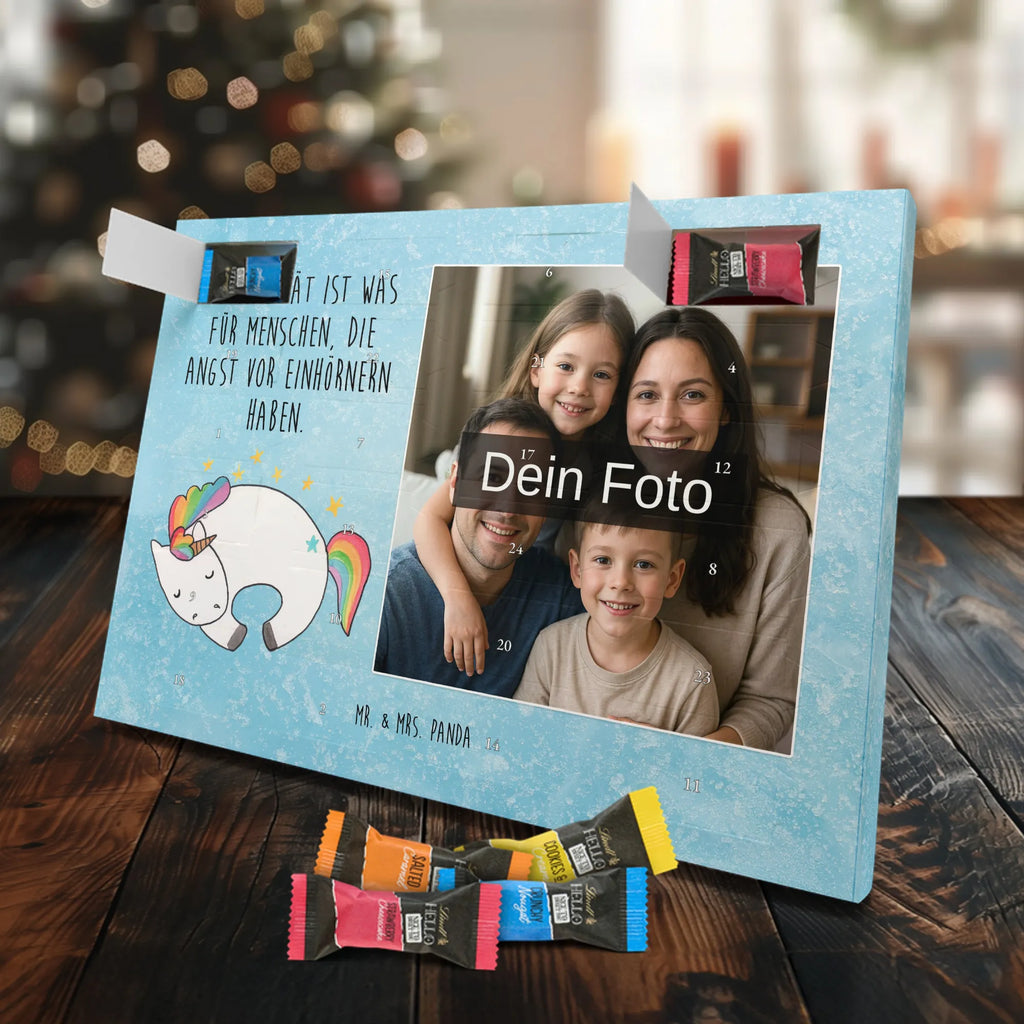 Personalisierter Schoko Foto Adventskalender Einhorn Nacht Personalisierter Schoko Foto Adventskalender, Unicorn, Einhorn, Einhörner, Einhorn Deko, Realität, Träume, Menschen, Traum, Geschenk, Freundin, Ruhe