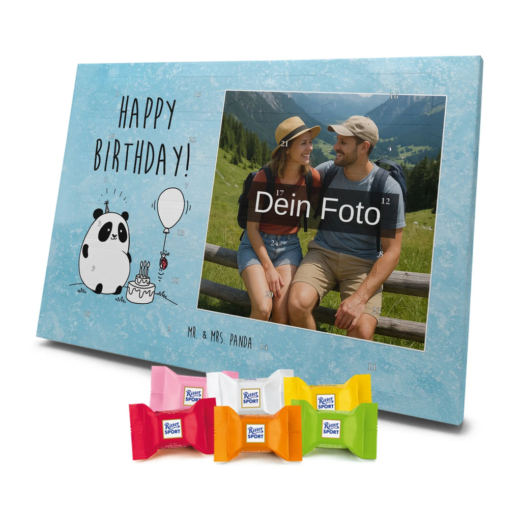  Panda urodziny Personalisierter Schoko Foto Adventskalender