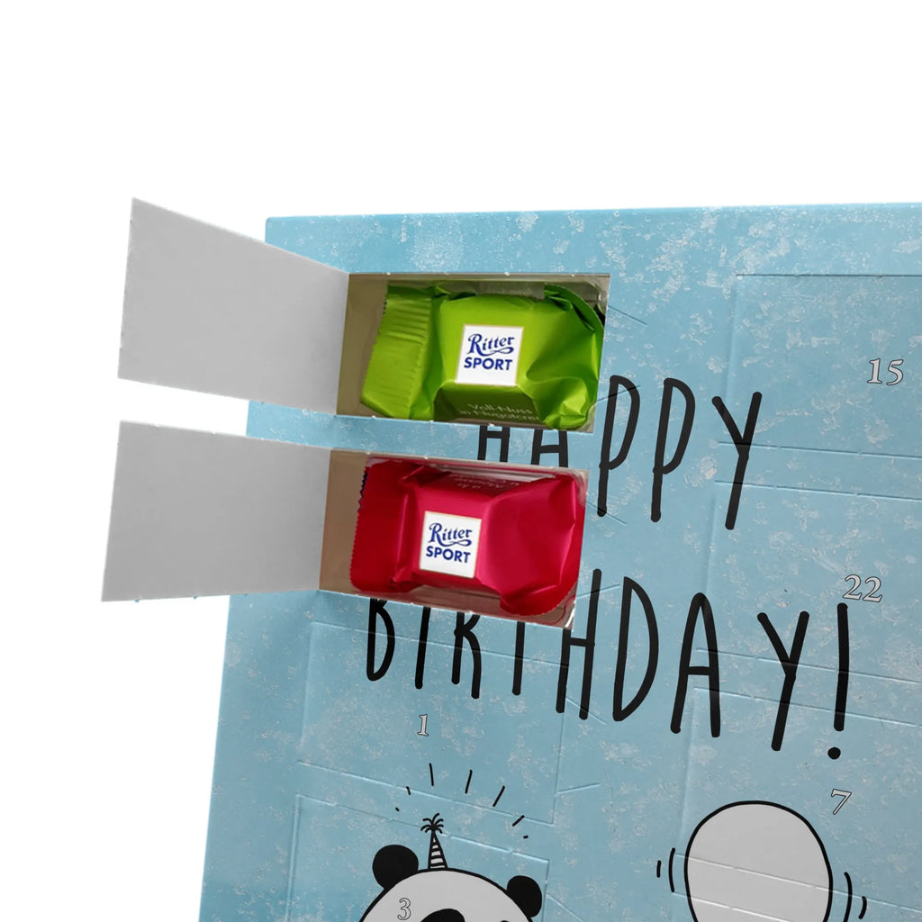  Panda urodziny Personalisierter Schoko Foto Adventskalender