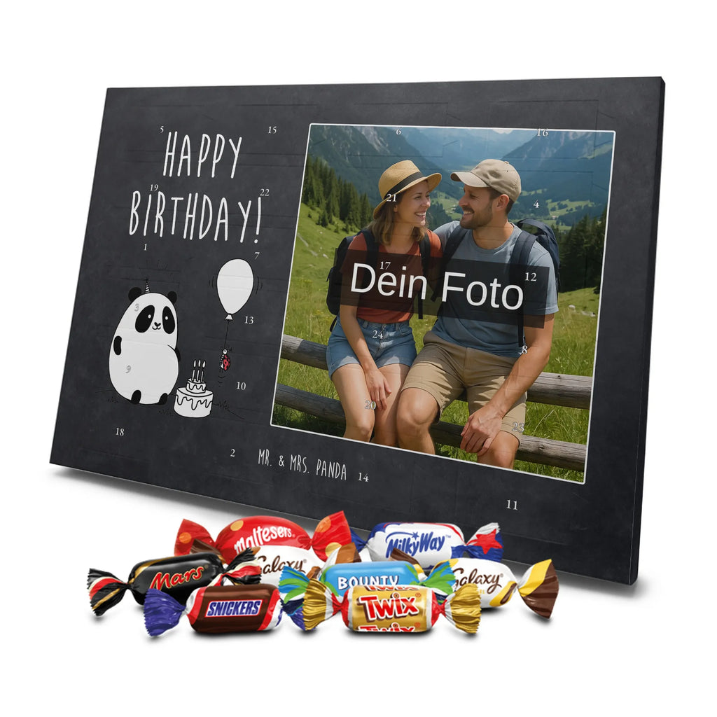  Panda urodziny Personalisierter Schoko Foto Adventskalender