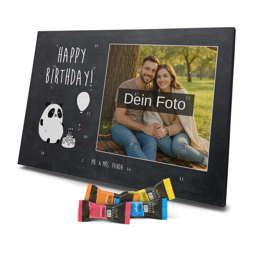  Panda urodziny Personalisierter Schoko Foto Adventskalender