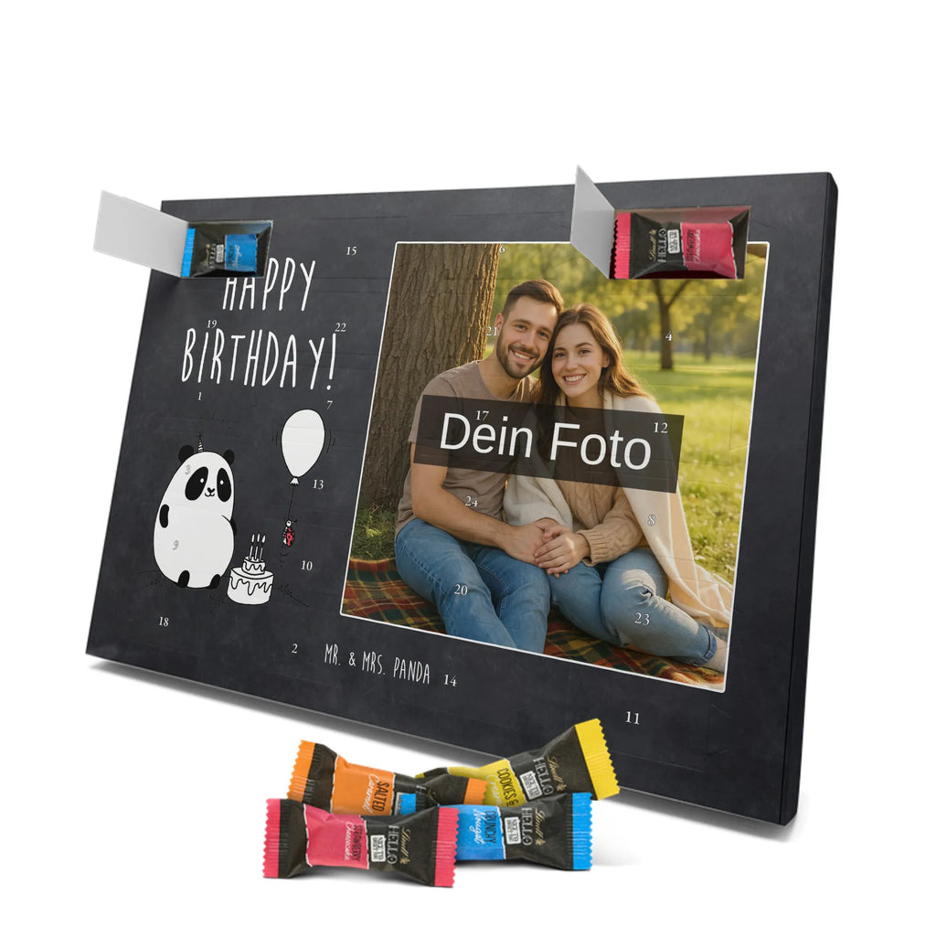  Panda urodziny Personalisierter Schoko Foto Adventskalender