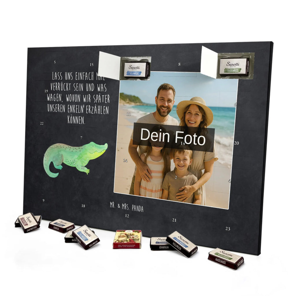 Personalisierter Schoko Foto Adventskalender Krokodil Personalisierter Schoko Foto Adventskalender, Meerestiere, Urlaub, Meer, Krokodil, Krokodile, Lieblingsmensch, Abenteuerlust, Reiselust, Verrückt sein, Beste Freundin, Freundin, Spontan sein