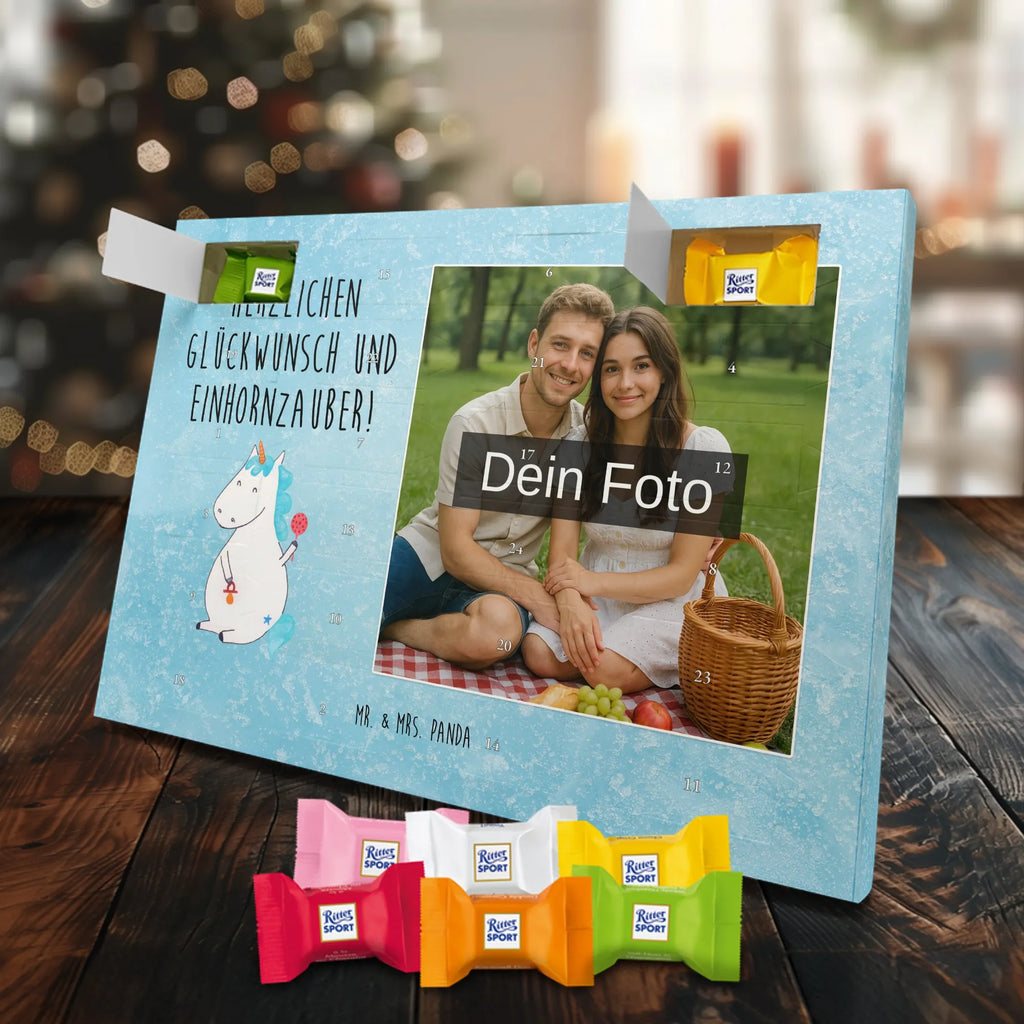 Personalisierter Schoko Foto Adventskalender Einhorn Baby Personalisierter Schoko Foto Adventskalender, Unicorn, Einhorn, Einhörner, Einhorn Deko, Babyglück, Schnuller, Erstes Kind, Mutter, Party, Geburt, Geburtstag, Eltern, Kind, Nachwuchs, Baby