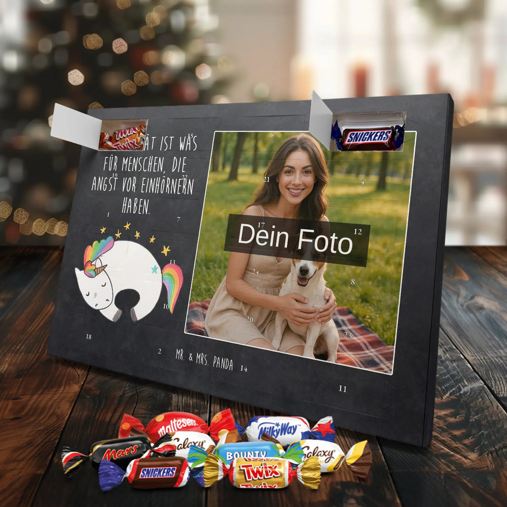 Personalisierter Schoko Foto Adventskalender Einhorn Nacht Personalisierter Schoko Foto Adventskalender, Unicorn, Einhorn, Einhörner, Einhorn Deko, Realität, Träume, Menschen, Traum, Geschenk, Freundin, Ruhe