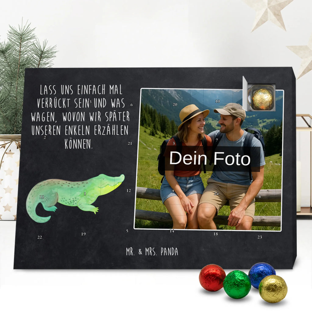 Personalisierter Schoko Foto Adventskalender Krokodil Personalisierter Schoko Foto Adventskalender, Meerestiere, Urlaub, Meer, Krokodil, Krokodile, Lieblingsmensch, Abenteuerlust, Reiselust, Verrückt sein, Beste Freundin, Freundin, Spontan sein