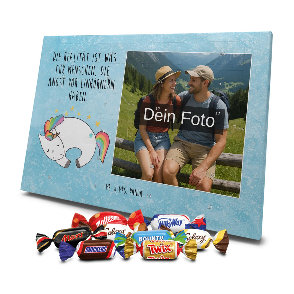 Personalisierter Schoko Foto Adventskalender Einhorn Nacht Personalisierter Schoko Foto Adventskalender, Unicorn, Einhorn, Einhörner, Einhorn Deko, Realität, Träume, Menschen, Traum, Geschenk, Freundin, Ruhe