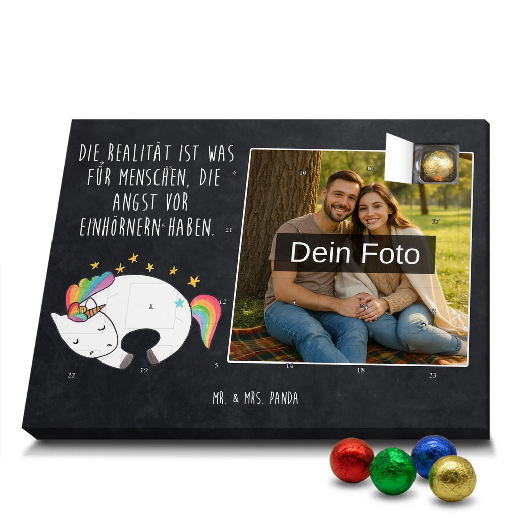 Personalisierter Schoko Foto Adventskalender Einhorn Nacht Personalisierter Schoko Foto Adventskalender, Unicorn, Einhorn, Einhörner, Einhorn Deko, Realität, Träume, Menschen, Traum, Geschenk, Freundin, Ruhe