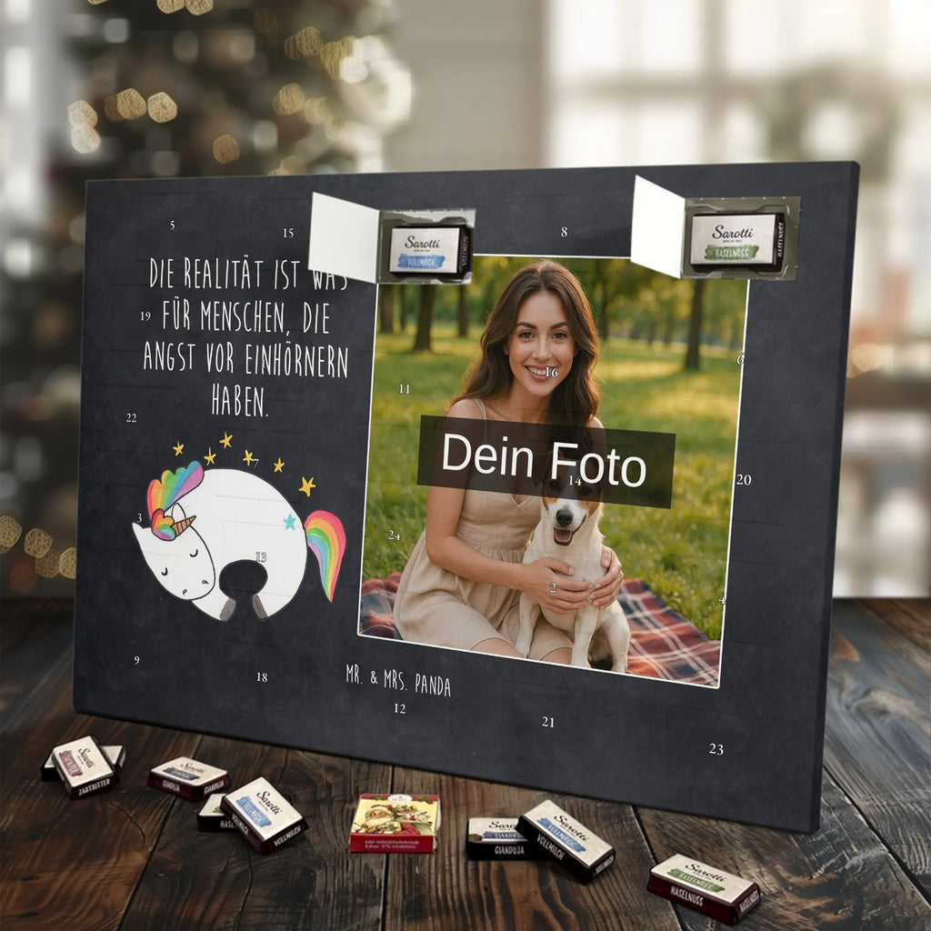 Personalisierter Schoko Foto Adventskalender Einhorn Nacht Personalisierter Schoko Foto Adventskalender, Unicorn, Einhorn, Einhörner, Einhorn Deko, Realität, Träume, Menschen, Traum, Geschenk, Freundin, Ruhe