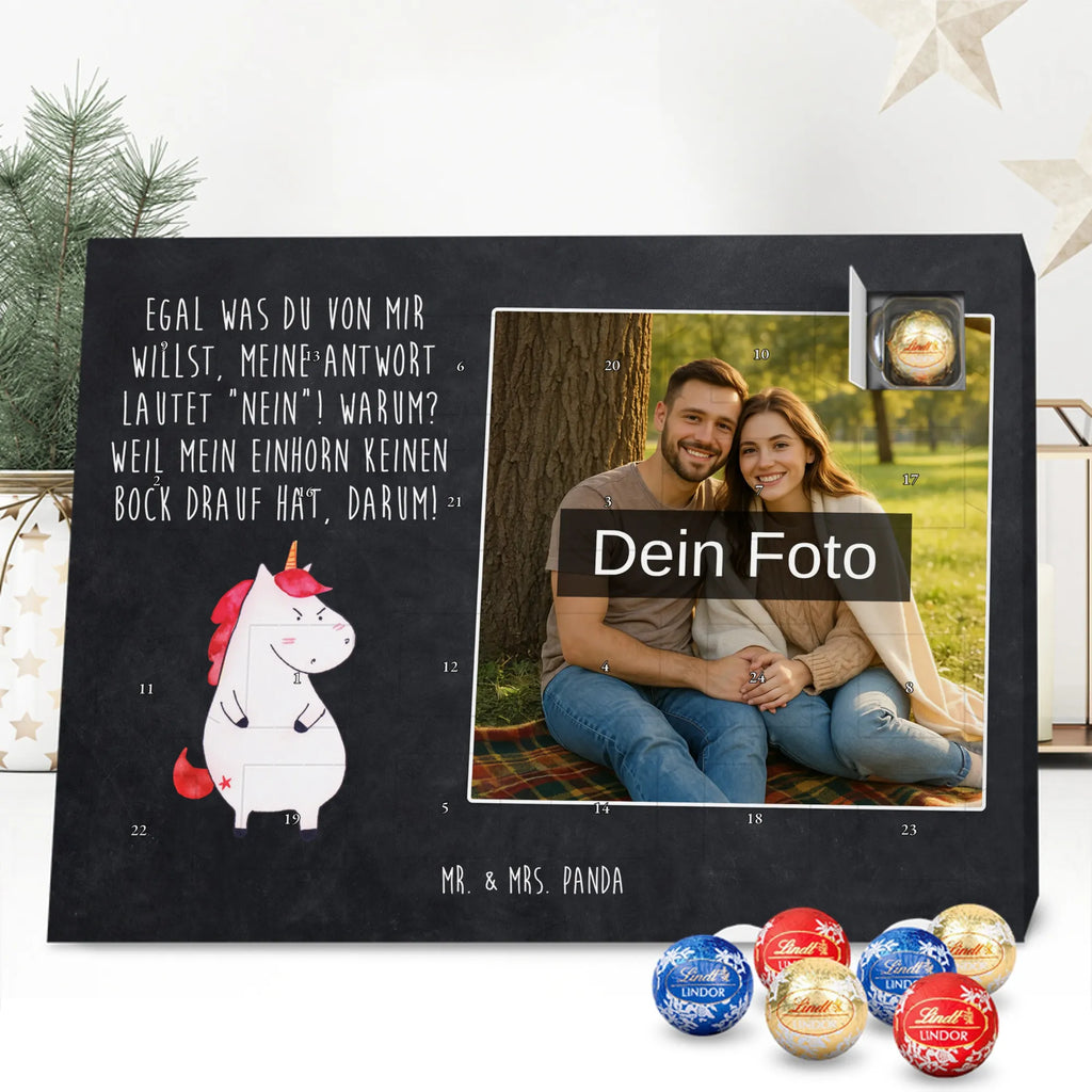 Personalisierter Schoko Foto Adventskalender Einhorn Wut Personalisierter Schoko Foto Adventskalender, Unicorn, Einhorn, Einhörner, Einhorn Deko, Arbeit, Ansage, Nein, Büro, wütend, Lustlos, Geschenk, Lustig, Realität, Dumme Fragen, Spaß