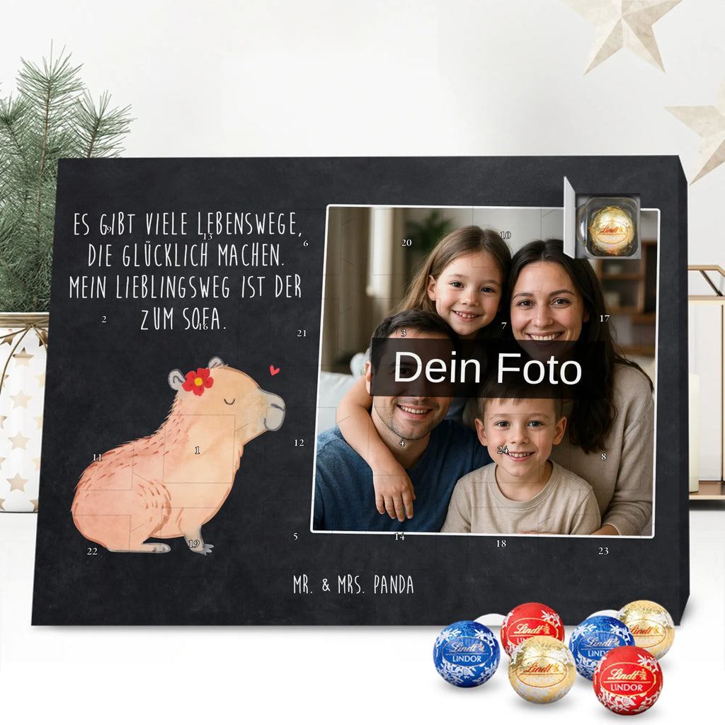 Personalisierter Schoko Foto Adventskalender Capybara Blume Personalisierter Schoko Foto Adventskalender, Gute Laune, Lustige Sprüche, Tiere, Tiermotive, Capybara