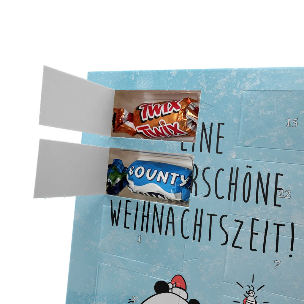  Panda Christmas Time Personalisierter Schoko Foto Adventskalender