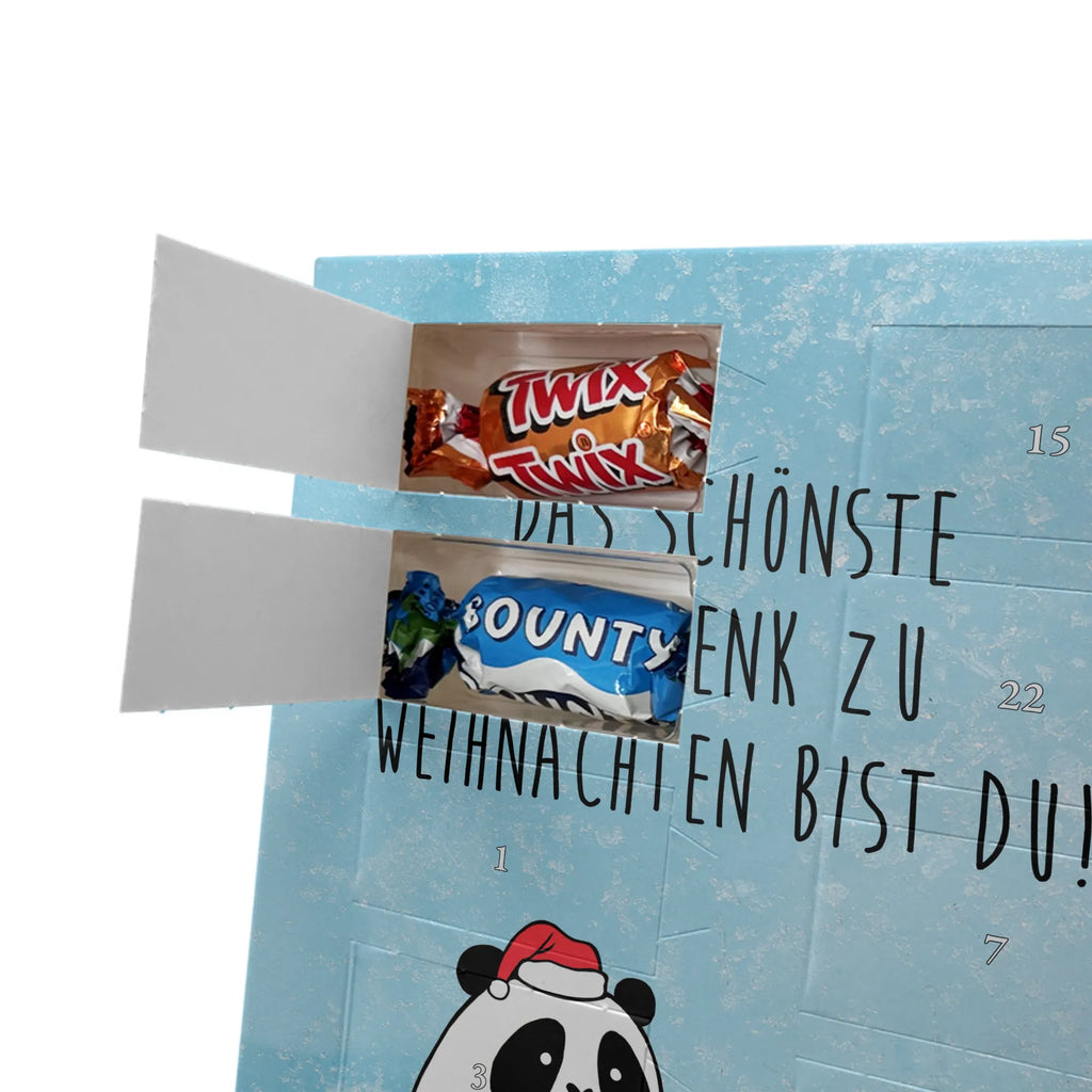  Panda Prezent świąteczny Personalisierter Schoko Foto Adventskalender