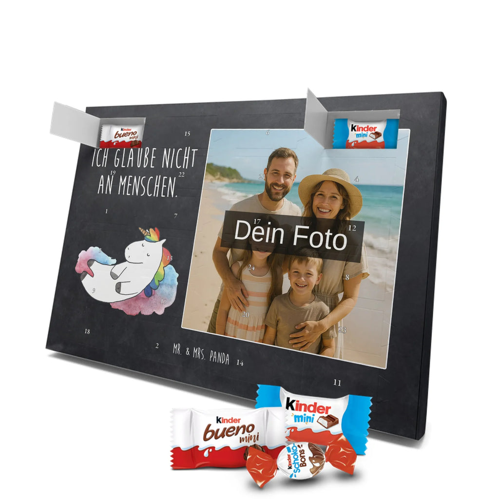 Personalisierter Schoko Foto Adventskalender Einhorn Wolke 7 Personalisierter Schoko Foto Adventskalender, Unicorn, Einhorn, Einhörner, Einhorn Deko, Lächeln, Geschenk, Lustig, Verliebt, Witzig, Realität, Glaube, Menschen