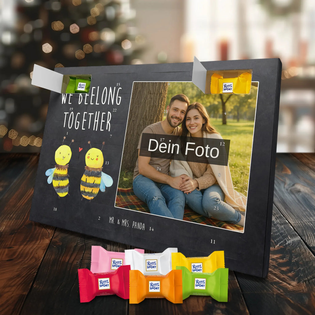 Personalisierter Schoko Foto Adventskalender Biene Verliebt Personalisierter Schoko Foto Adventskalender, Hummel, Wespe, Biene