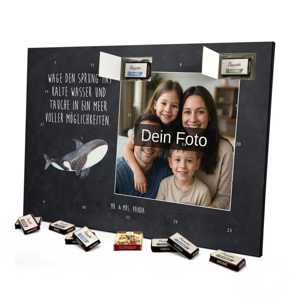 Personalisierter Schoko Foto Adventskalender Orca Personalisierter Schoko Foto Adventskalender, Meerestiere, Urlaub, Meer, Büro, Startup, Neustart, Orca, Motivation, Orcas, Selbstliebe, Killerwal, Arbeit, Möglichkeiten, Wal